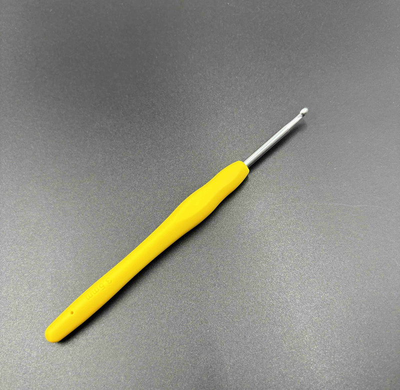 TPR Aluminum Crochet Hook with Soft Handle