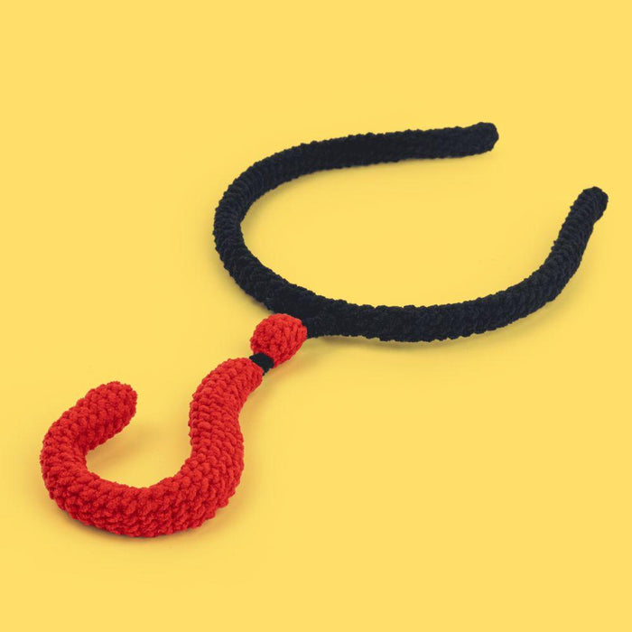 Question Mark Alphabet Hairband Crochet Kit - HiCrochet