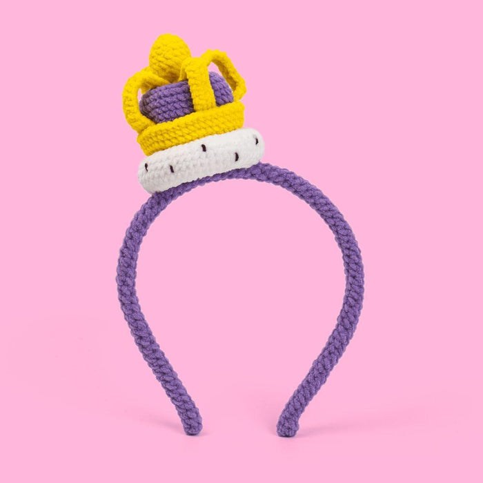 Elegant Crown Hairband Crochet Kit - HiCrochet