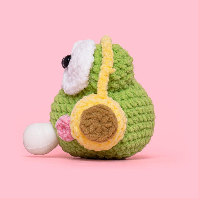 Bubble Frog Crochet Kit With Headphones - HiCrochet