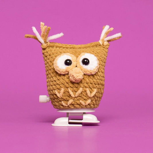 Cute Animal Walking Owl Crochet Kit - HiCrochet