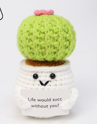 Cute Crochet Dolls - Positive & Emotional Support Animals, Fruits, Vegetables, Plants