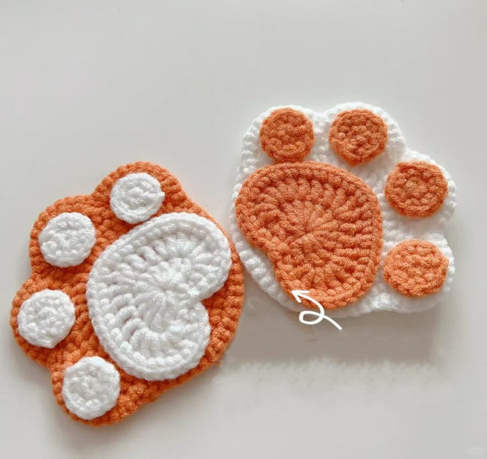 Cat Claw Coaster Crochet Pattern