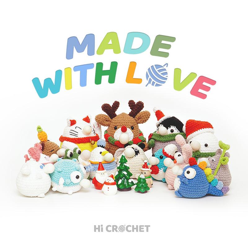 Press Bubble Animals Crochet Kit - HiCrochet