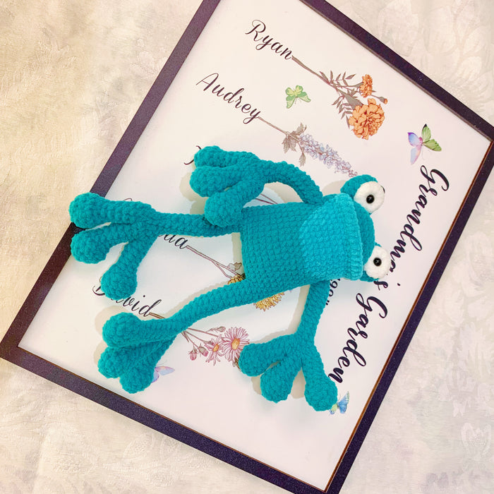 Frog with Long Legs Animal Crochet Pattern