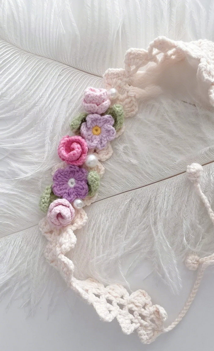 Free Crochet Flower Headband Pattern