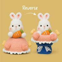 Reversible Bunny Bouquet Crochet Kit