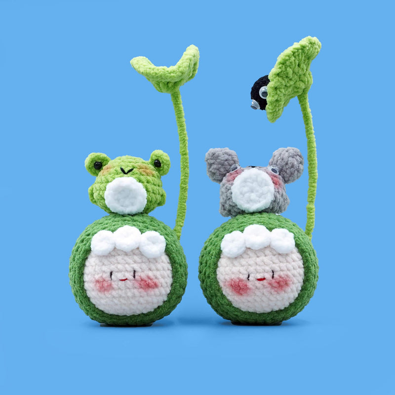 Frog King Doll Crochet Amigurumi Kit - HiCrochet